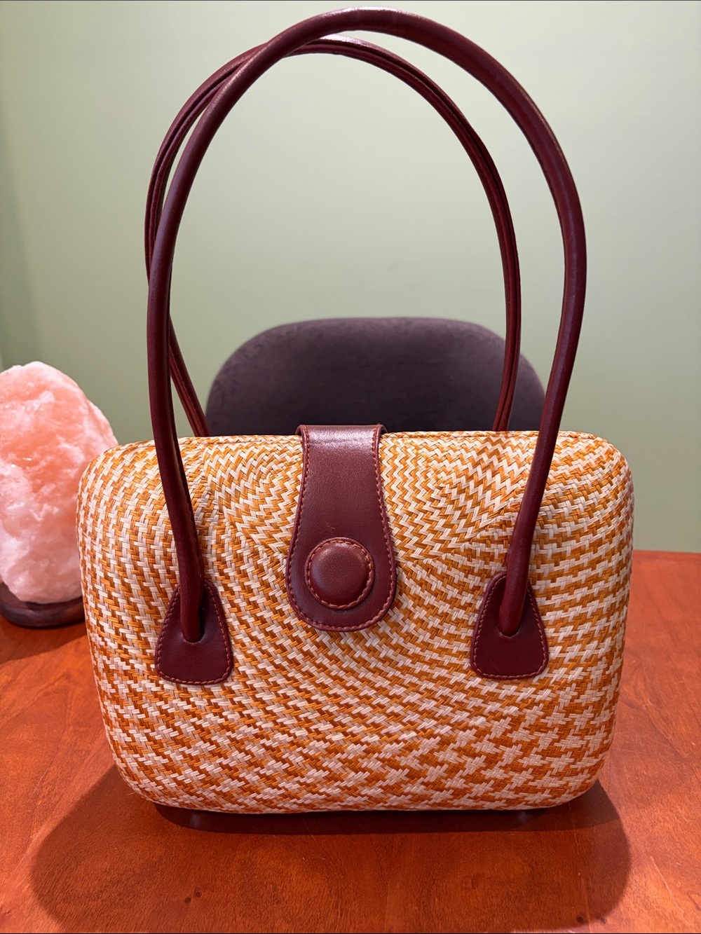 Le Sac Woven Form Satchel